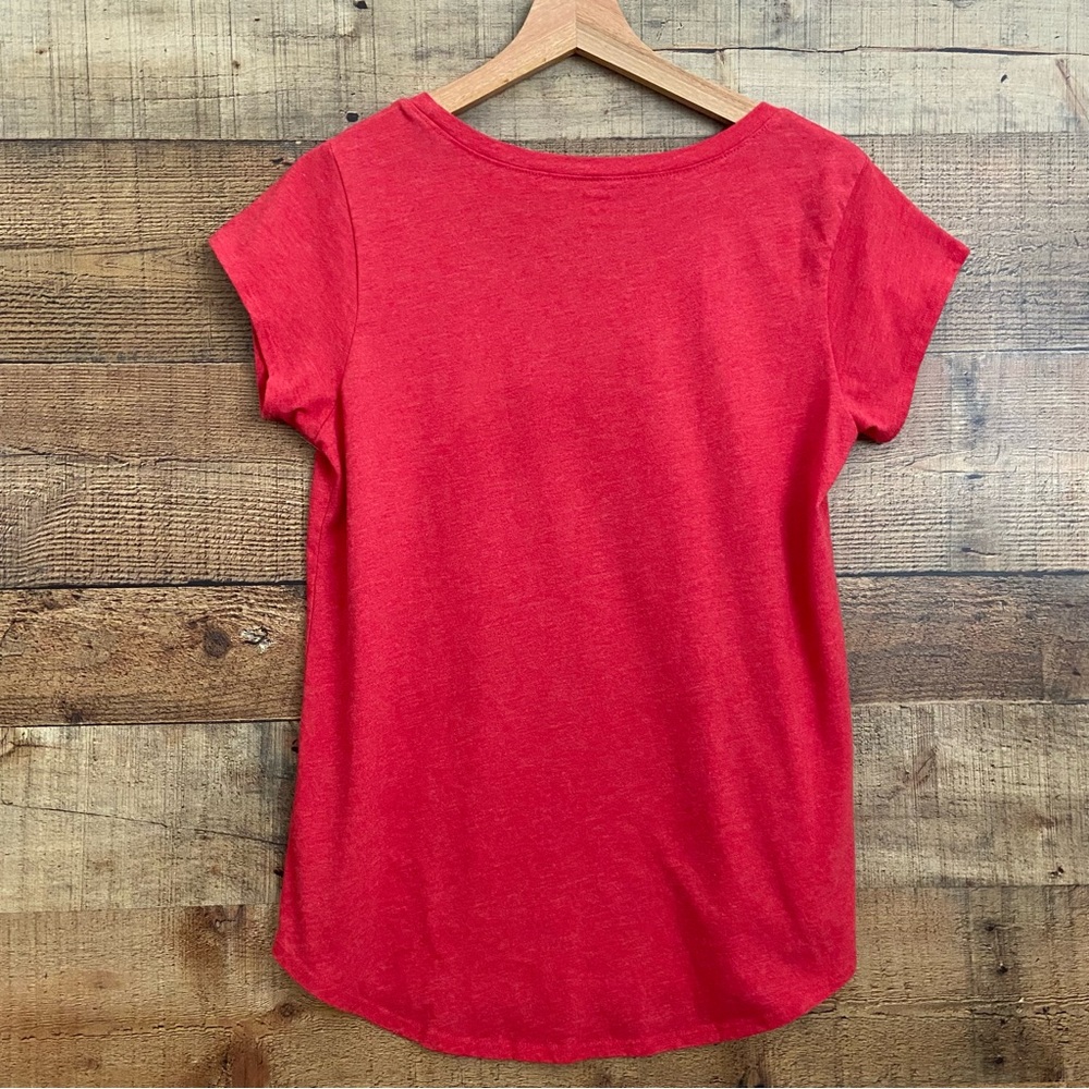 LUCKY Red Floral Graphic Short Sleeve Tee - Picture 6 of 8